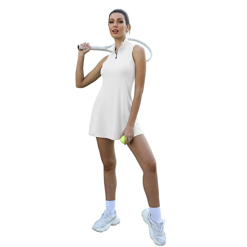 Zip up tennis dress