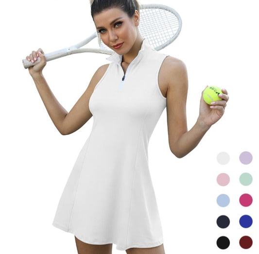 Zip up tennis dress