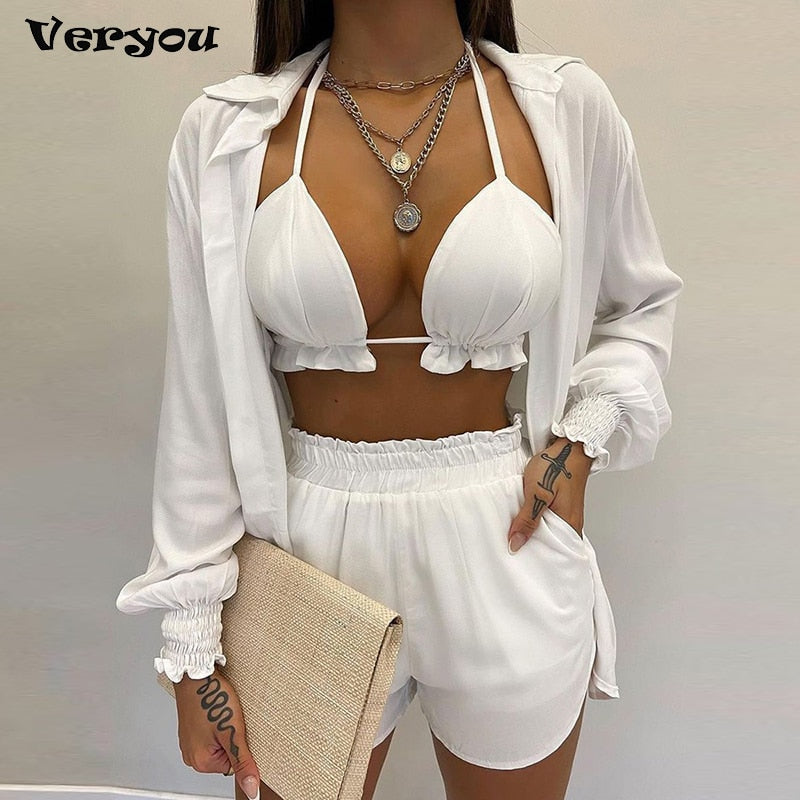 3-piece shorts set