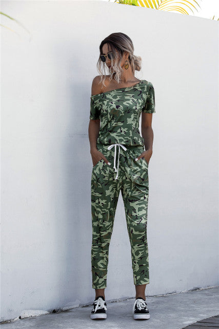 Drawstring jumpsuit