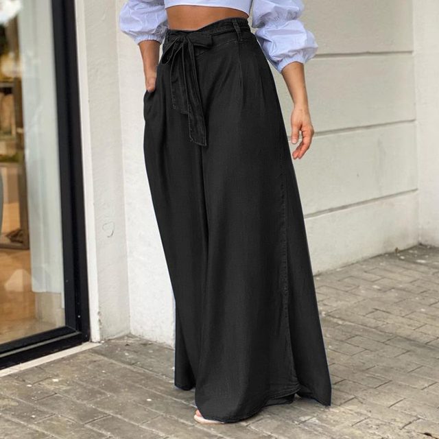 High Waist Long Maxi Palazzo Pants